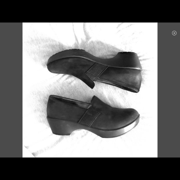 Dansko Nubuck Platform Loafer - Picture 1 of 7